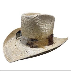 Vintage Resistol western straw cowboy hat size 6 7/8